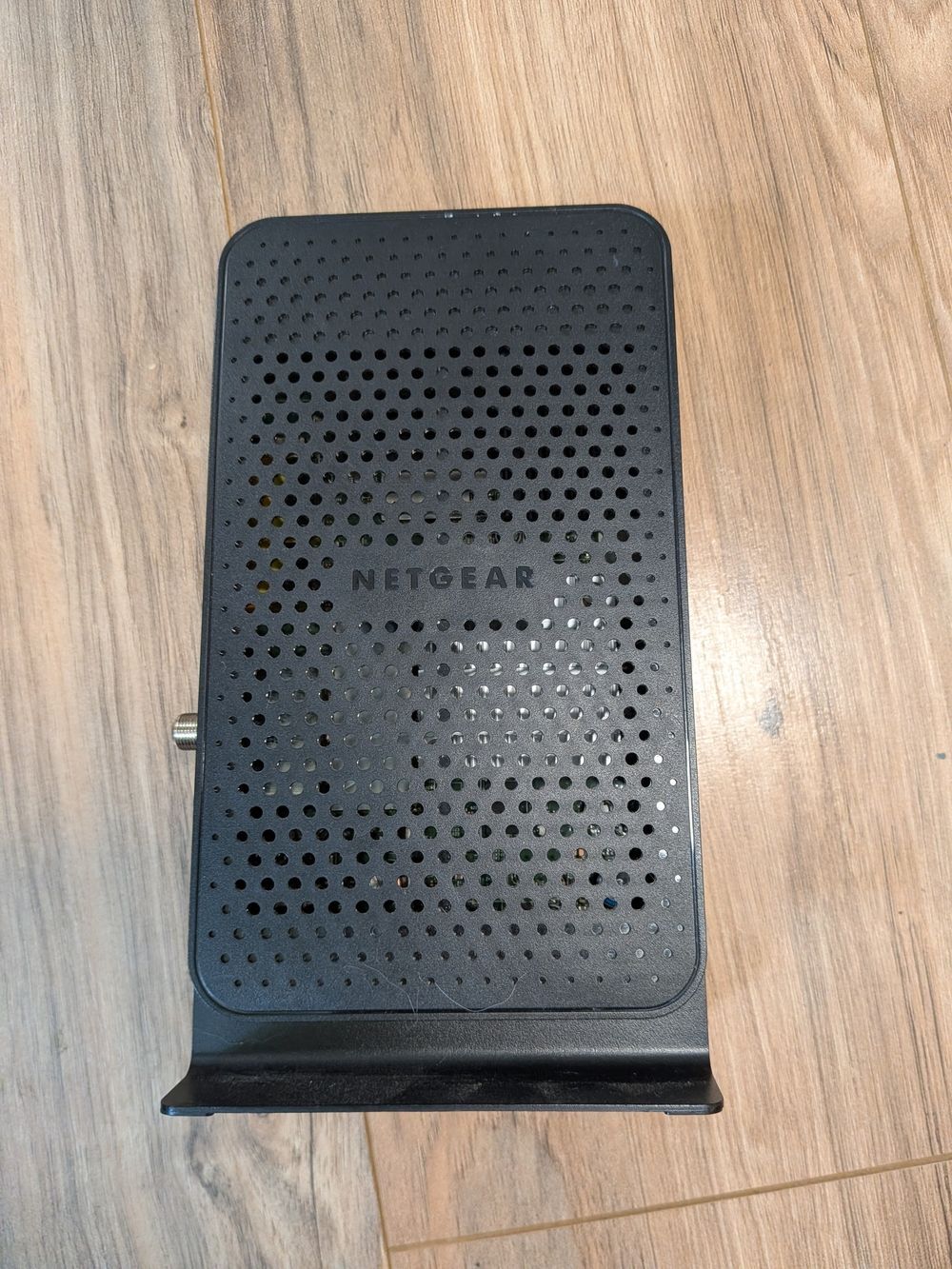 NETGEAR Black Cable Modem with Ventilated Design